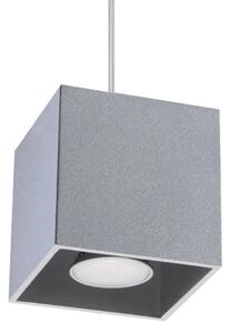 Sollux Lighting Závěsné svítidlo QUAD 1 šedé