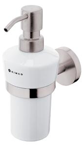 Nástěnný dávkovač tekutého mýdla keramický, držák nerez NIMCO UNIX nerez UNM 13031KUL-10
