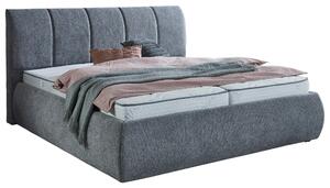 ČALOUNĚNÁ POSTEL, 180/200 cm, barvy stříbra Carryhome - Manželské postele, Online Only