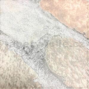 Vliesové tapety na zeď 58410, rozměr 10,05 m x 0,53 m, Brique 3D cihly šedo-hnědé s výraznou strukturou, Marburg