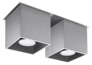 Sollux Lighting Stropní svítidlo QUAD 2 šedé