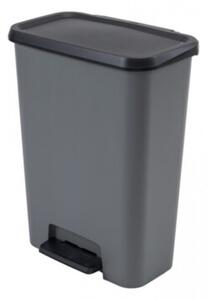 Odpadkový koš COMPATTA 50L, šedý