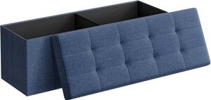 SEDACÍ BOX, textil, kompozitní dřevo, 110/38/38 cm - Taburety, Online Only