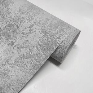 Vliesové tapety na zeď Belinda 6714-40, strukturovaná omítkovina šedá, rozměr 10,05 m x 0,53 m, Novamur 81870