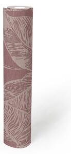A.S. Création | Vliesová tapeta na zeď Natural Living 38663-4 | 0,53 x 10,05 m | fialová, béžová, růžová, vínová