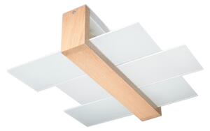 Sollux Lighting Stropní svítidlo FENIKS 2 přírodní dřevo