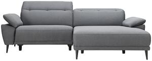 ROHOVÁ SEDAČKA, textil, světle šedá MID.YOU - Sedací soupravy, Online Only