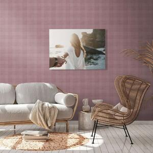 A.S. Création | Vliesová tapeta na zeď Natural Living 38664-5 | 0,53 x 10,05 m | fialová, růžová, vínová