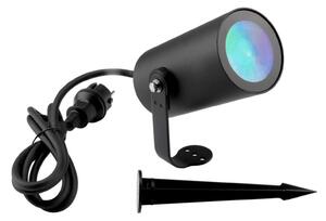 Deko-Light bodové venkovní svítidlo se zápichem RF-smart, Wide-Spot, 12W, RGB+2700-6500 K, černá 843540