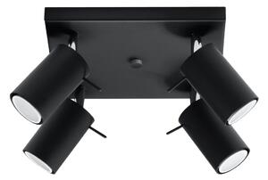 Sollux Lighting Stropní svítidlo RING 4 černé