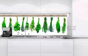 Samolepící tapety za kuchyňskou linku, rozměr 180 cm x 60 cm, bylinky, DIMEX KI-180-007