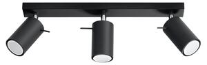 Sollux Lighting Stropní svítidlo RING 3 černé