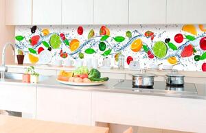 Samolepící tapety za kuchyňskou linku, rozměr 350 cm x 60 cm, ovoce, DIMEX KI-350-001