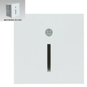 STEP LIGHT LINE S schodišťové svítidlo se senzorem LED 1W 20lm 4000K 8,7cm IP20, bílé
