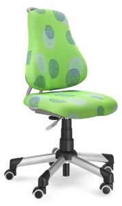 Dětská rostoucí židle Actikid A2 2428 093 kruhy zelené - SKLADEM 1ks (Výškově i hloubkově stavitelná židle Mayer)