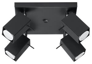 Sollux Lighting Stropní svítidlo MERIDA 4 černé