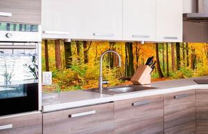 Samolepící tapety za kuchyňskou linku, rozměr 260 cm x 60 cm, les na podzim, DIMEX KI-260-045