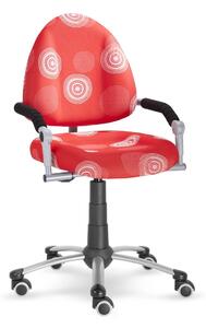 Dětská rostoucí židle Freaky 2436 091 kruhy červené (Výškově i hloubkově stavitelná židle Mayer)