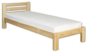 LK127-80 dřevěná postel masiv borovicejednolůžko 80x200 cm Drewmax (Kvalitní nábytek z borovicového masivu)