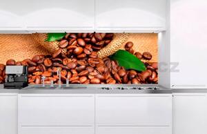 Samolepící tapety za kuchyňskou linku, rozměr 180 cm x 60 cm, kávová zrnka, DIMEX KI-180-006