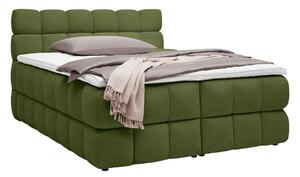 Boxspring postel BUBBLE BOX 160/200 cm, zelená