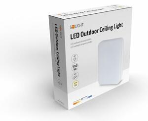 Solight LED venkovní osvětlení, přisazené, čtvercové, IP54, 15W, 1150lm, 4000K, 22cm WO730-1