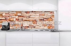 Samolepící tapety za kuchyňskou linku, rozměr 180 cm x 60 cm, kamenná stěna, DIMEX KI-180-088