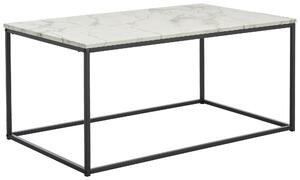 KONFERENČNÍ STOLEK, černá, bílá, kov, kompozitní dřevo, 100/60/45 cm MID.YOU - Konferenční stolky, Online Only