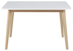 Jídelní stůl Niecy 120 cm bílý lakovaný