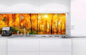 Samolepící tapety za kuchyňskou linku, rozměr 180 cm x 60 cm, slunný les, DIMEX KI-180-084