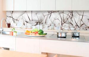 Samolepící tapety za kuchyňskou linku, rozměr 350 cm x 60 cm, létající pampelišky, DIMEX KI-350-050