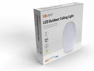 Solight LED venkovní osvětlení, přisazené, kulaté, IP54, 24W, 1920lm, 4000K, 28cm WO733-1
