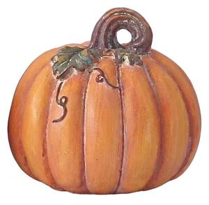 Oranžová antik dekorace dýně Pumpkin - Ø 22*22 cm - Clayre & Eef