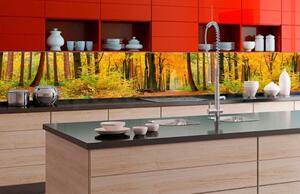 Samolepící tapety za kuchyňskou linku, rozměr 350 cm x 60 cm, les na podzim, DIMEX KI-350-045
