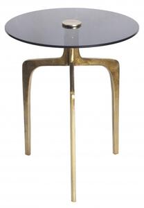Zlatý odkládací stolek Abstract