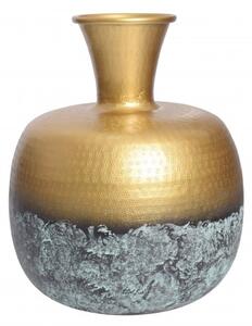 Zlatá váza s patinou Abstract Orient