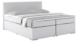 Postel boxspring Nero, 180x200 cm, bílo-šedá