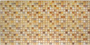 Obkladové panely 3D PVC TP10007011, cena za kus, rozměr 955 x 480 mm, mozaika Marakesh hnědá, GRACE