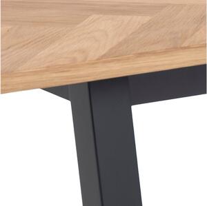 Designový konferenční stolek Nazy 120 cm vzor dub
