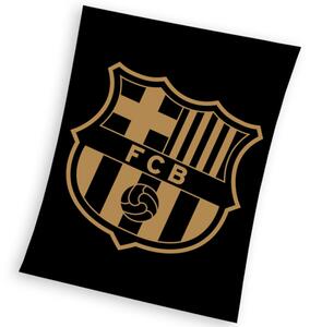 CARBOTEX Deka FC Barcelona Gradient Black 150x200 cm