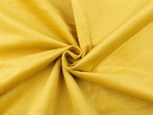 Velvet strukturovaný jednobarevný - 34 žlutá narcisová