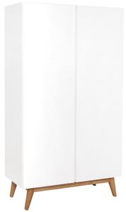 Bíle lakovaná skříň Quax Trendy 198 x 110 cm