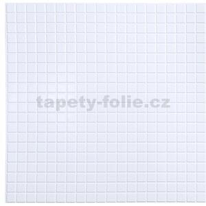 Obkladové panely 3D PVC TP10006531, cena za kus, rozměr 955 x 480 mm, mozaika bílá, GRACE