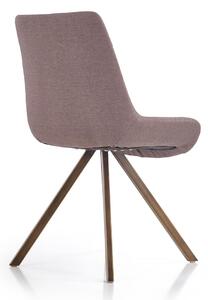 Židle K290 popelový / starožitně zlatý Halmar