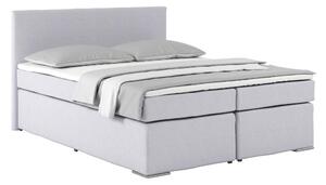 Postel Boxspring NERO PL: 160/200 cm, světle šedá