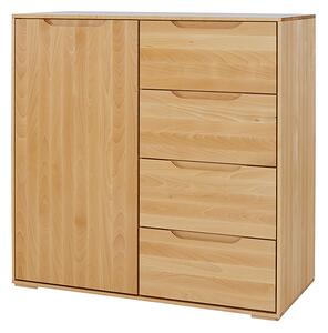 KD426 dřevěná komoda z buku Drewmax (Kvalitní nábytek z bukového masivu)
