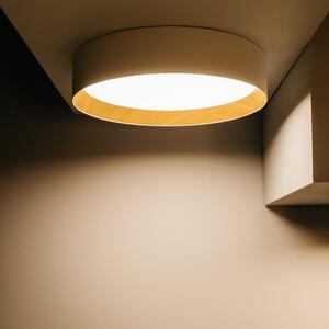 Krémové LED stropní svítidlo ø 45 cm – SULION