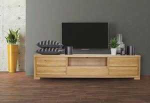 RV351 dřevěný televizní stolek z dubu Drewmax (Kvalitní nábytek z dubového masivu)