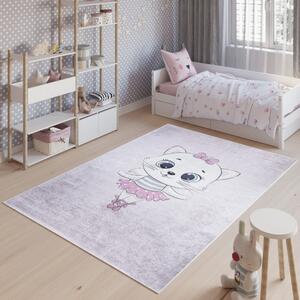 Dětský koberec s motivem rozkošné kočky Šířka: 80 cm | Délka: 150 cm