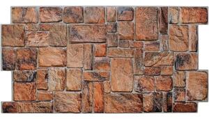 Obkladové panely 3D PVC TP10007349, cena za kus, rozměr 980 x 498 mm, ukládaný kámen přírodní, GRACE